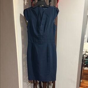 French Connection Navy Blue Cap Sleeve Dress